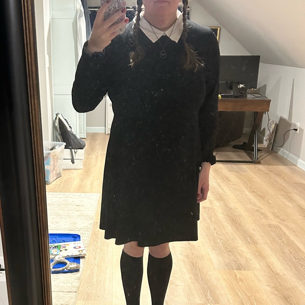 Wednesday Addams black dress
